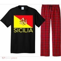 Sicilia Pallermo Triskelion Flag Pajama Set thumb 0