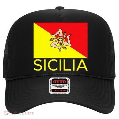 Sicilia Pallermo Triskelion Flag Hat
