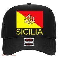 Sicilia Pallermo Triskelion Flag Hat thumb 0