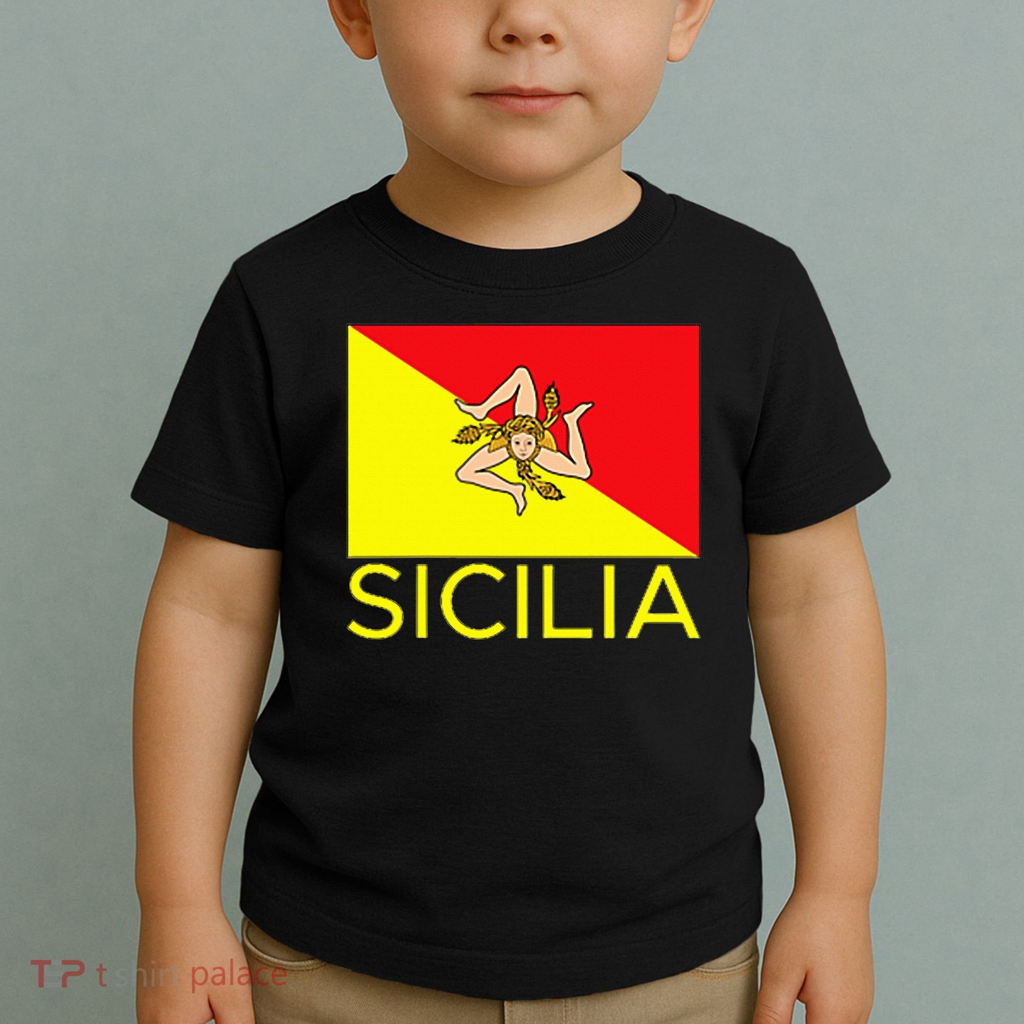 Sicilia Pallermo Triskelion Flag Toddler T-Shirt