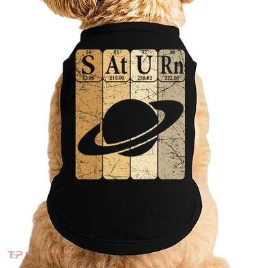 Saturn Periodic Table Elements Saturn Planet Space Nerd Doggie Tank