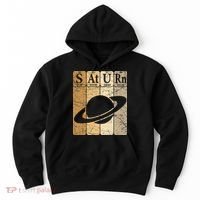 Saturn Periodic Table Elements Saturn Planet Space Nerd Hoodie thumb 0