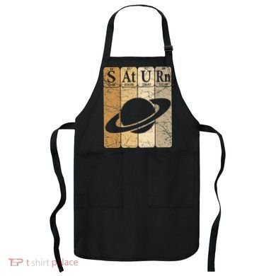 Saturn Periodic Table Elements Saturn Planet Space Nerd Apron