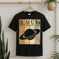 Saturn Periodic Table Elements Saturn Planet Space Nerd T-Shirt thumb 2