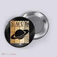 Saturn Periodic Table Elements Saturn Planet Space Nerd Button thumb 0
