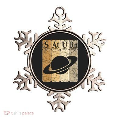 Saturn Periodic Table Elements Saturn Planet Space Nerd Ornament
