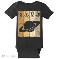 Saturn Periodic Table Elements Saturn Planet Space Nerd Baby Bodysuit thumb 0