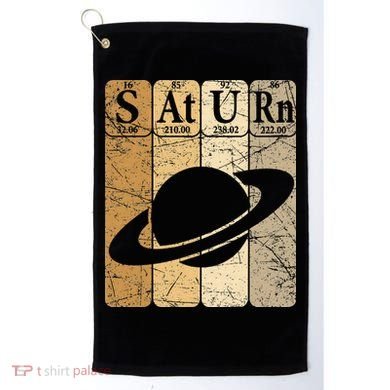 Saturn Periodic Table Elements Saturn Planet Space Nerd Golf Towel