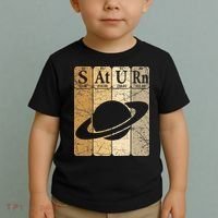 Saturn Periodic Table Elements Saturn Planet Space Nerd Toddler T-Shirt thumb 2
