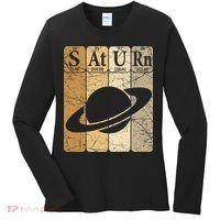 Saturn Periodic Table Elements Saturn Planet Space Nerd Women's Long Sleeve Shirt thumb 0