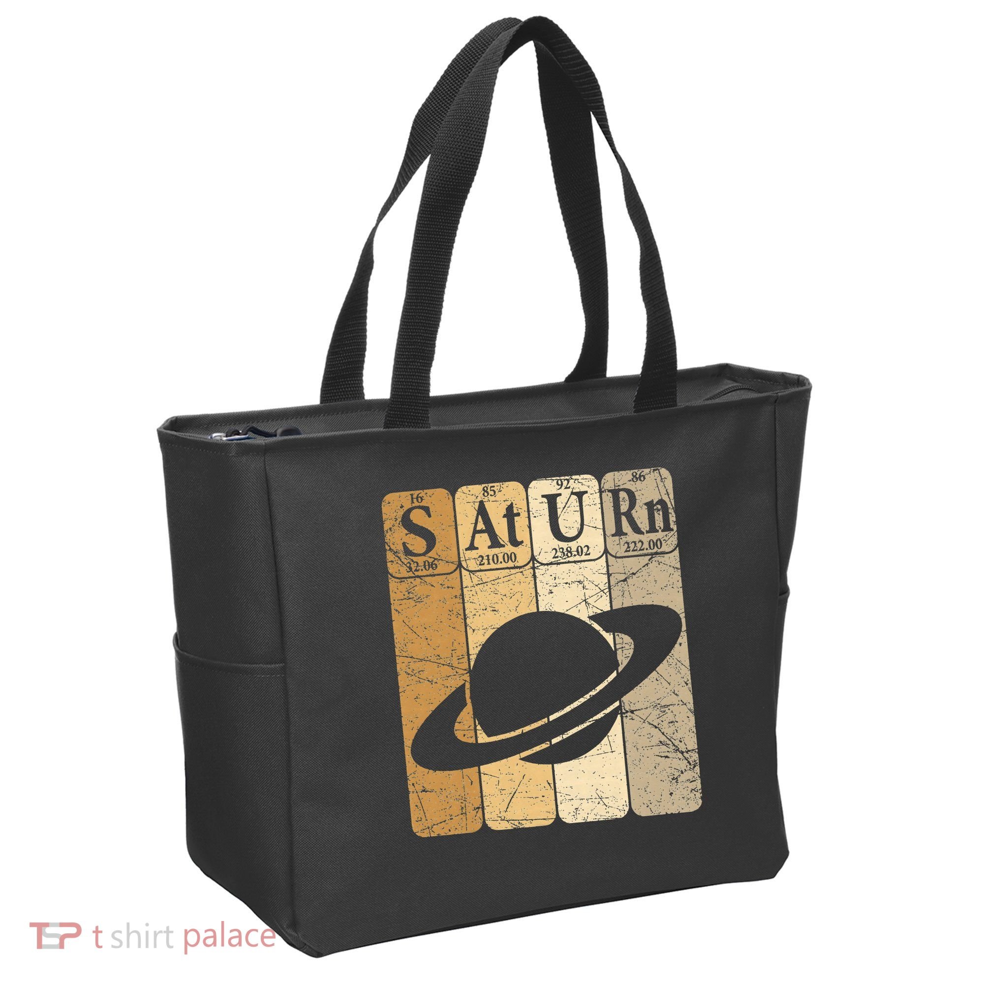 Saturn Periodic Table Elements Saturn Planet Space Nerd Tote Bag