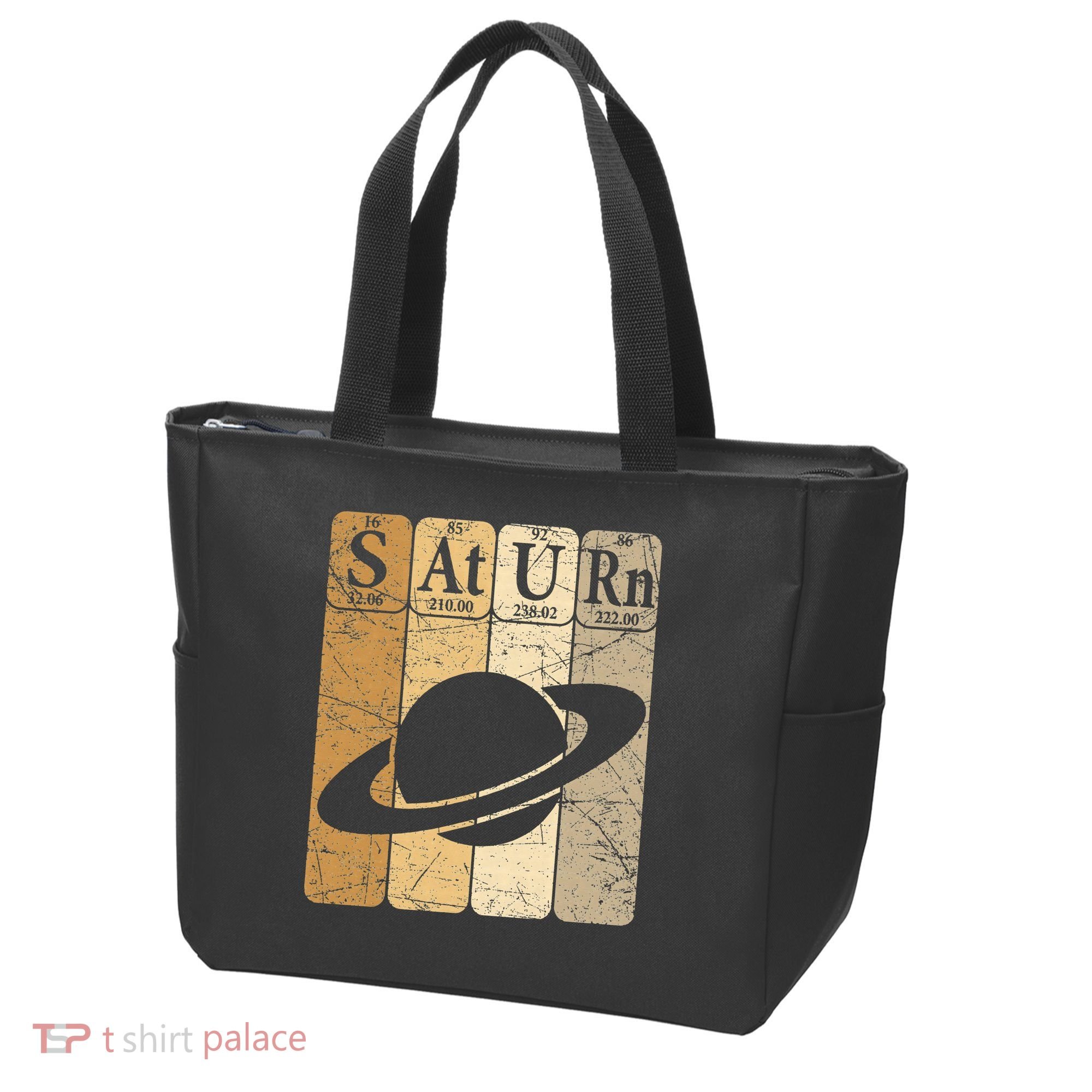 Saturn Periodic Table Elements Saturn Planet Space Nerd Tote Bag