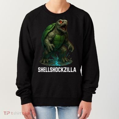Shellshockzilla Parody Turtle Women's Sweatshirt