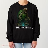 Shellshockzilla Parody Turtle Women's Sweatshirt thumb 0
