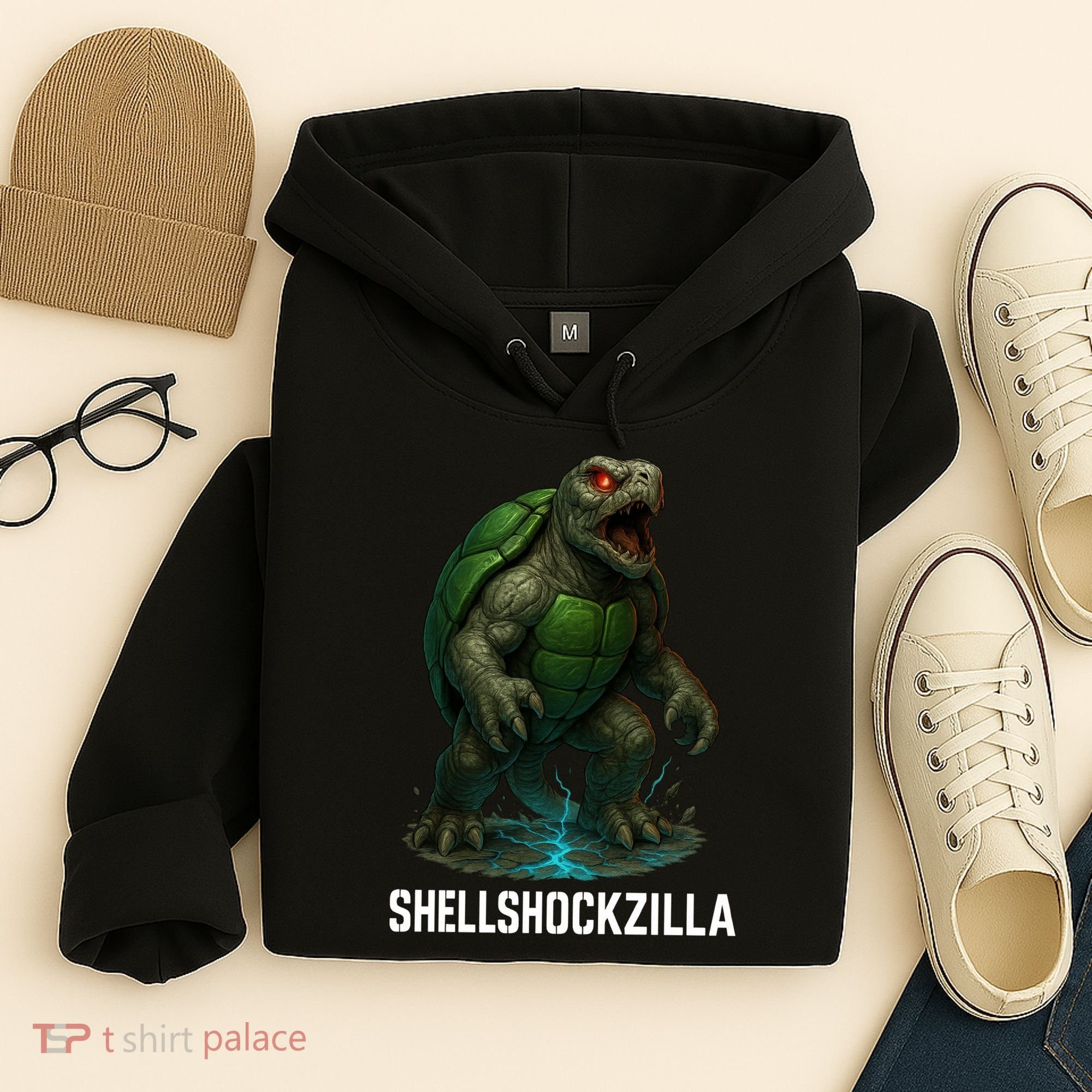 Shellshockzilla Parody Turtle Hoodie