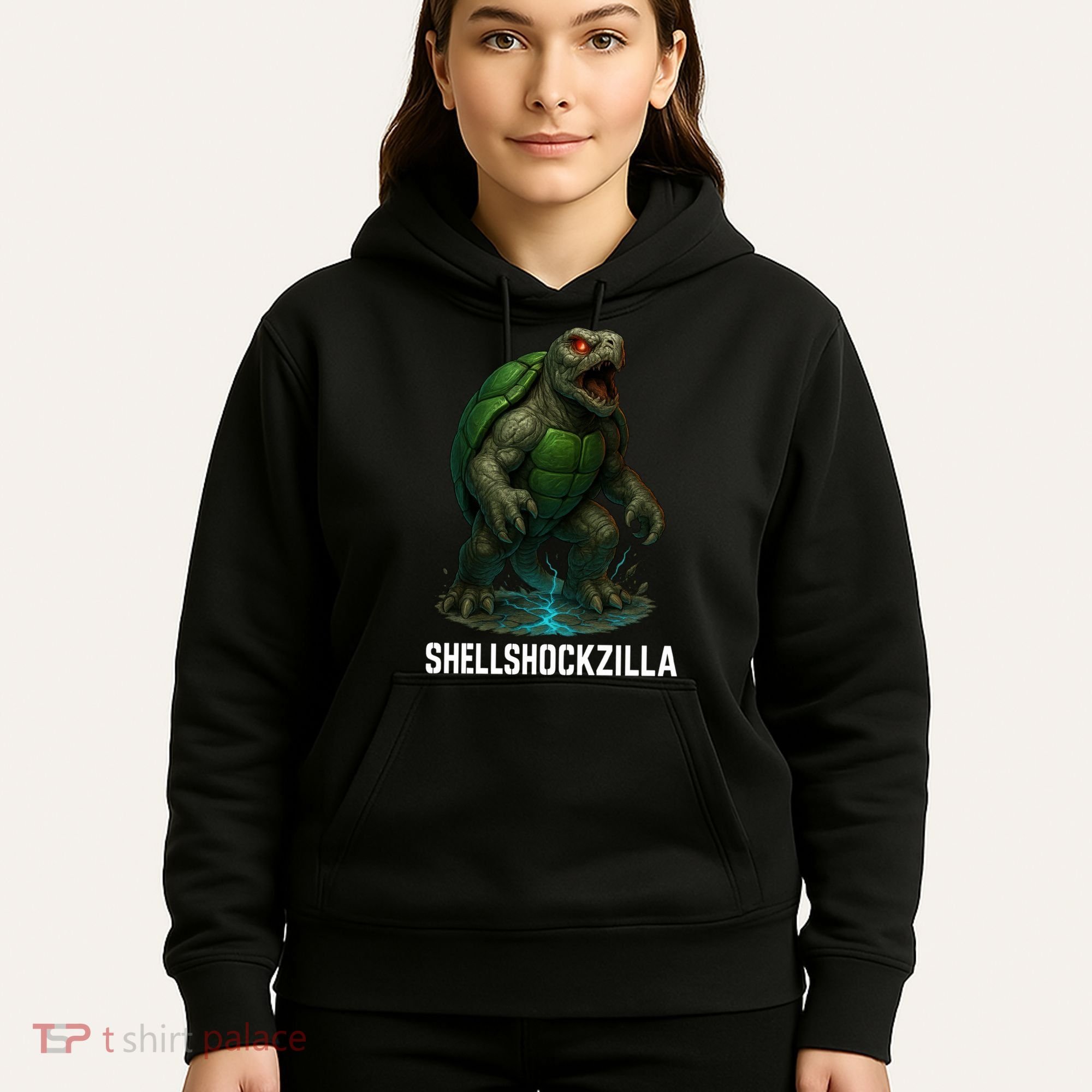 Shellshockzilla Parody Turtle Hoodie