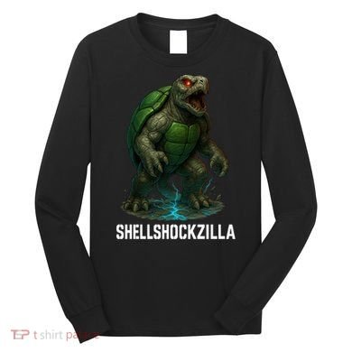 Shellshockzilla Parody Turtle Long Sleeve Shirt