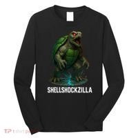 Shellshockzilla Parody Turtle Long Sleeve Shirt thumb 0