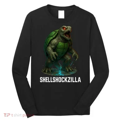 Shellshockzilla Parody Turtle Long Sleeve Shirt