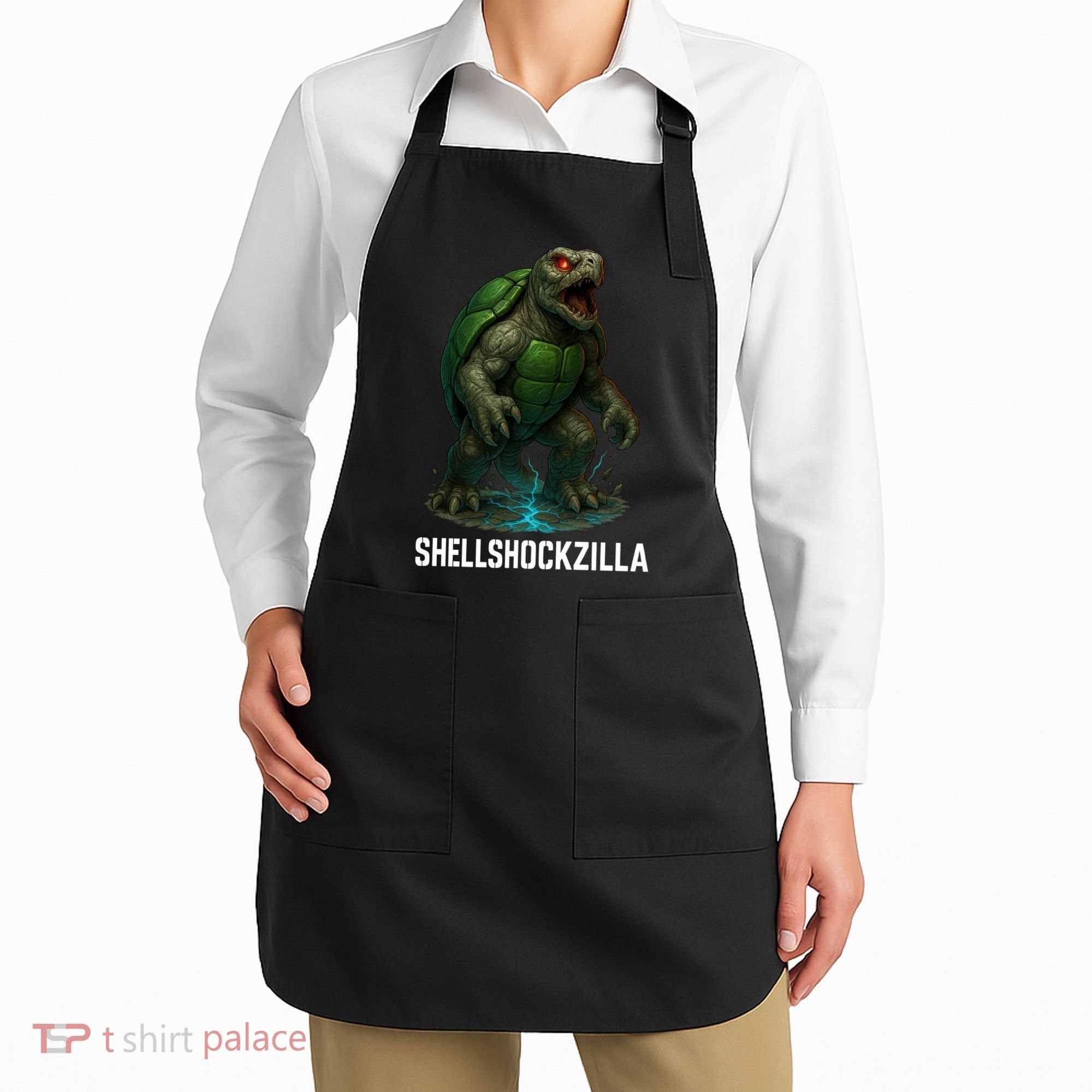 Shellshockzilla Parody Turtle Apron
