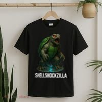 Shellshockzilla Parody Turtle T-Shirt thumb 2
