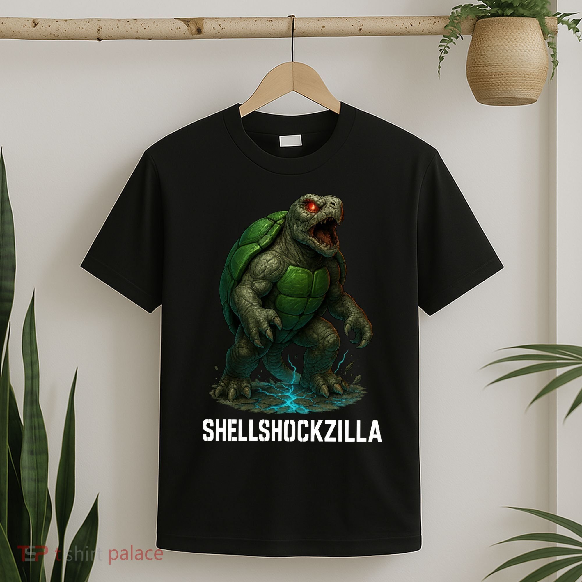 Shellshockzilla Parody Turtle T-Shirt