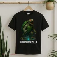 Shellshockzilla Parody Turtle T-Shirt thumb 2