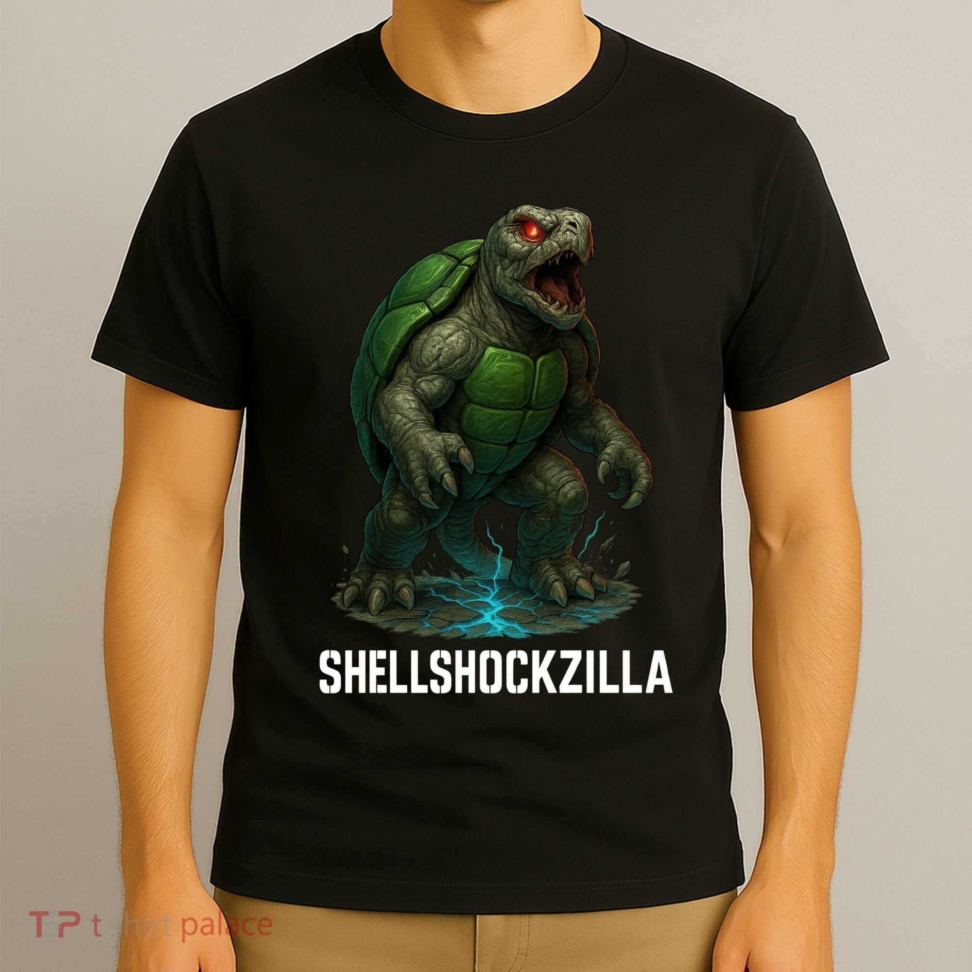 Shellshockzilla Parody Turtle T-Shirt