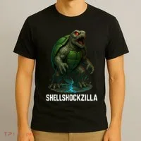 Shellshockzilla Parody Turtle T-Shirt thumb 3