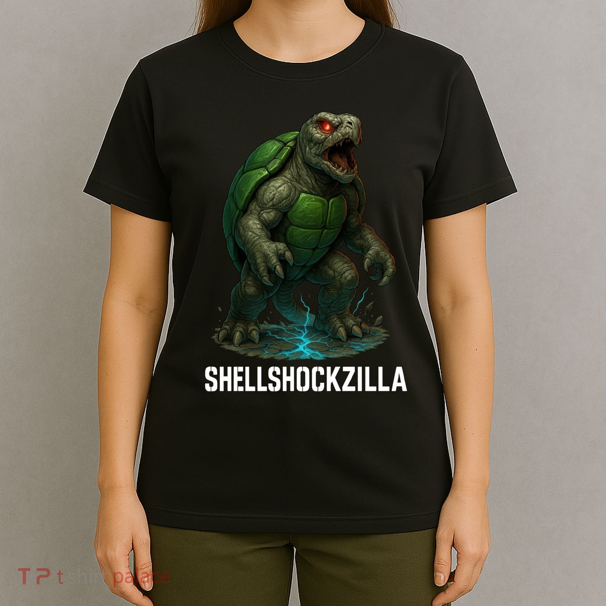 Shellshockzilla Parody Turtle T-Shirt