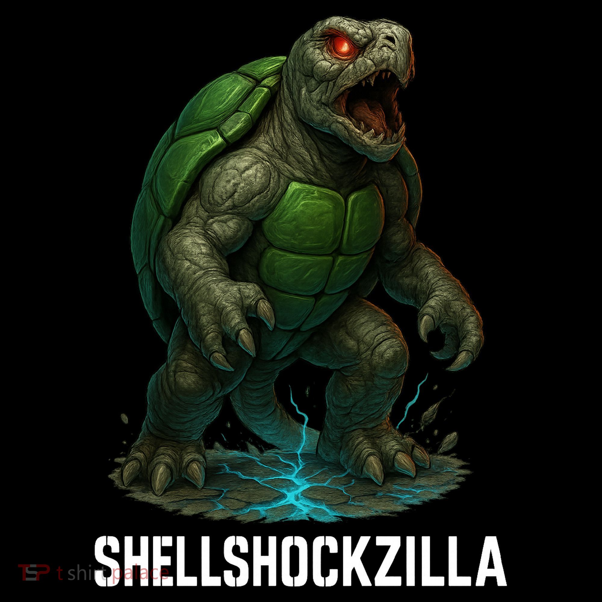 Shellshockzilla Parody Turtle T-Shirt