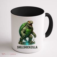 Shellshockzilla Parody Turtle Coffee Mug thumb 1