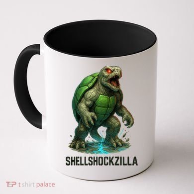 Shellshockzilla Parody Turtle Coffee Mug