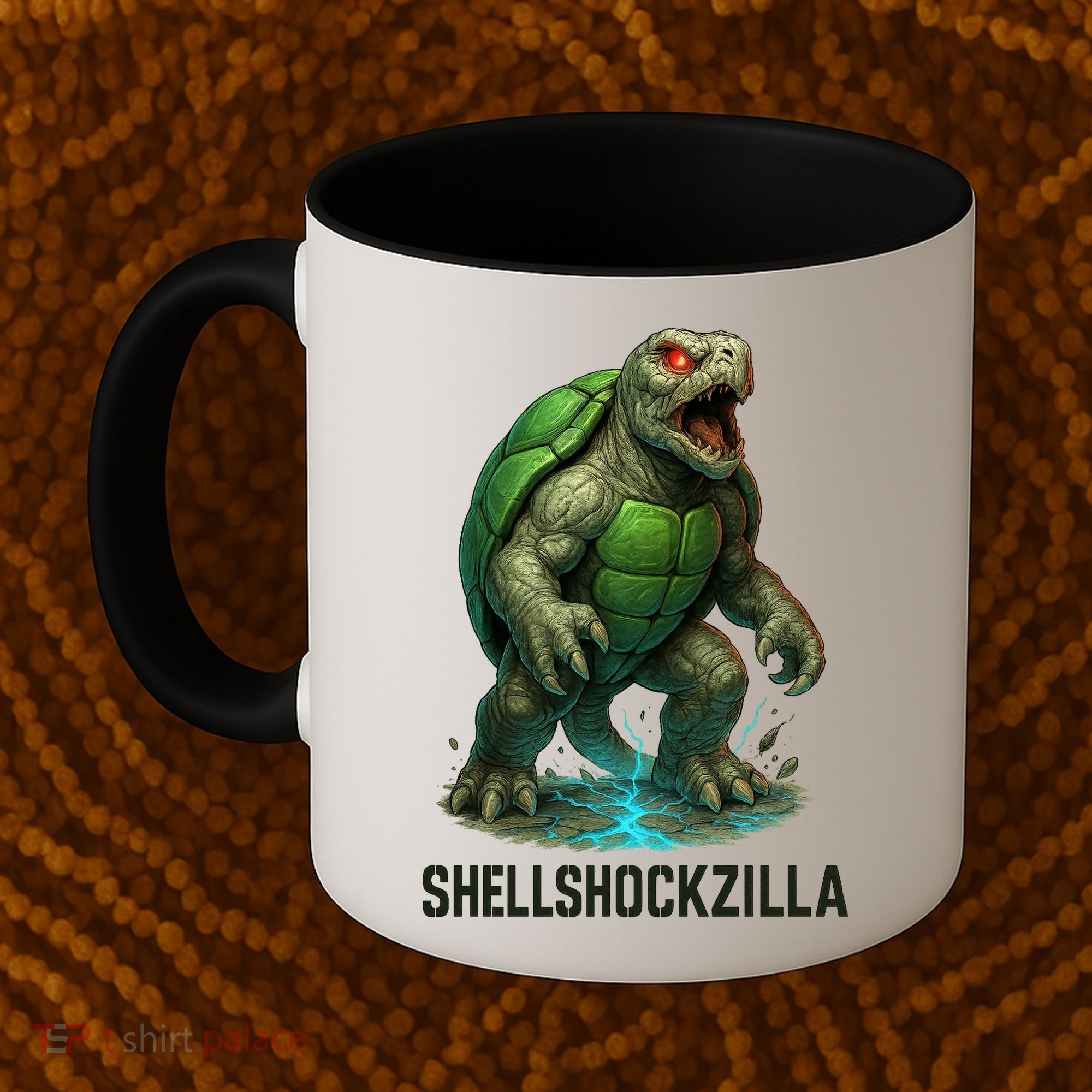 Shellshockzilla Parody Turtle Coffee Mug