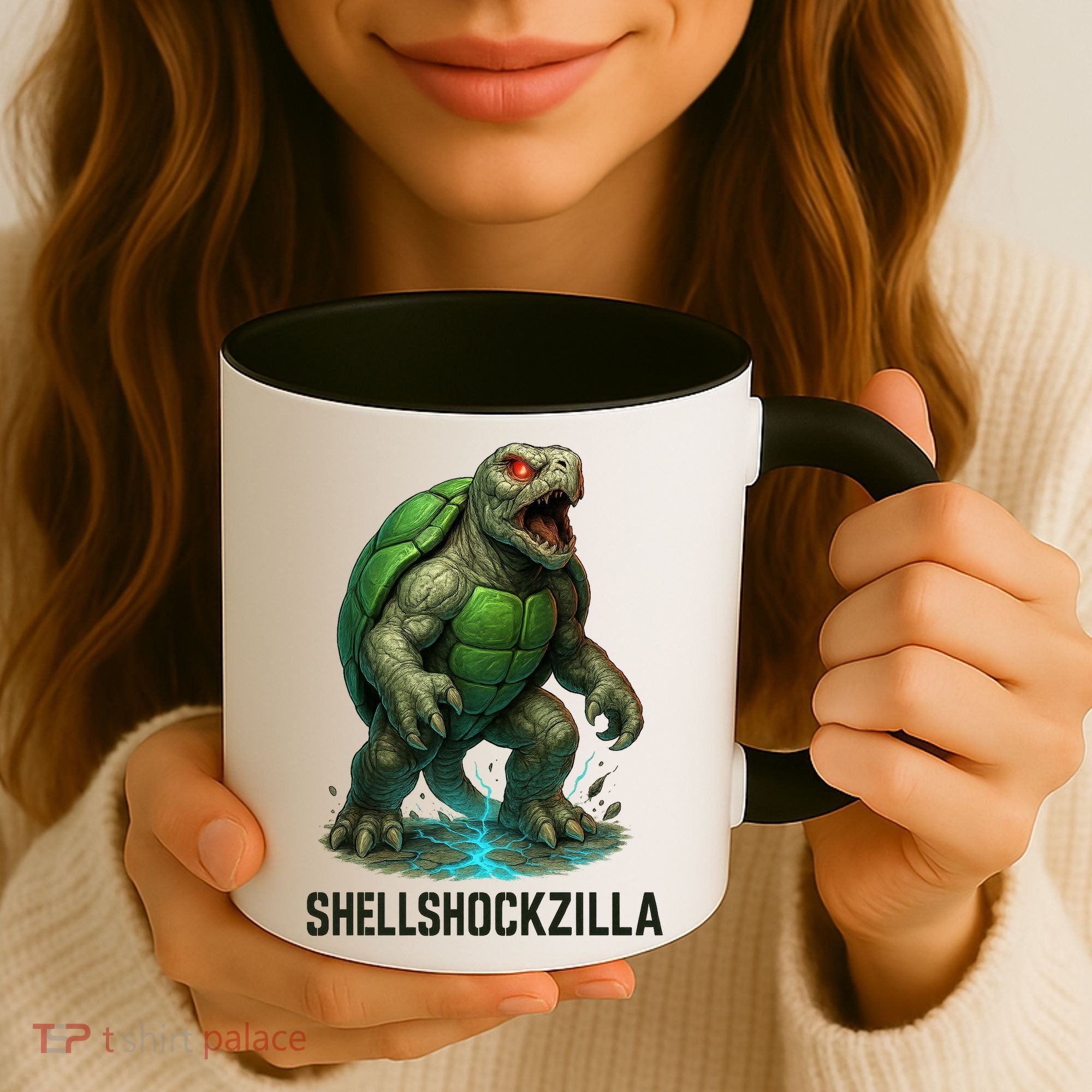 Shellshockzilla Parody Turtle Coffee Mug