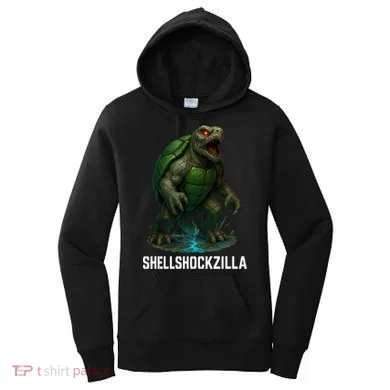 Shellshockzilla Parody Turtle Women's Hoodie