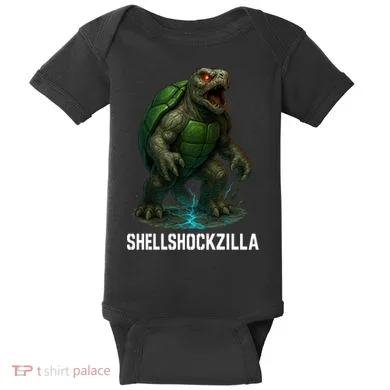 Shellshockzilla Parody Turtle Baby Bodysuit
