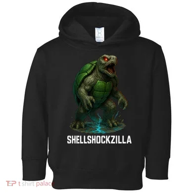 Shellshockzilla Parody Turtle Toddler Hoodie