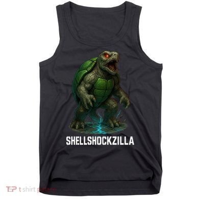 Shellshockzilla Parody Turtle Tank Top