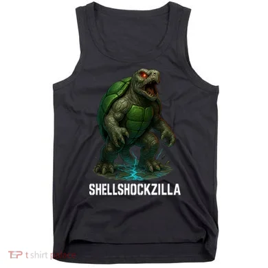 Shellshockzilla Parody Turtle Tank Top