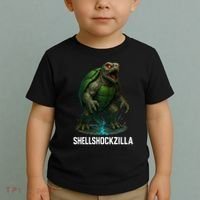 Shellshockzilla Parody Turtle Toddler T-Shirt thumb 2