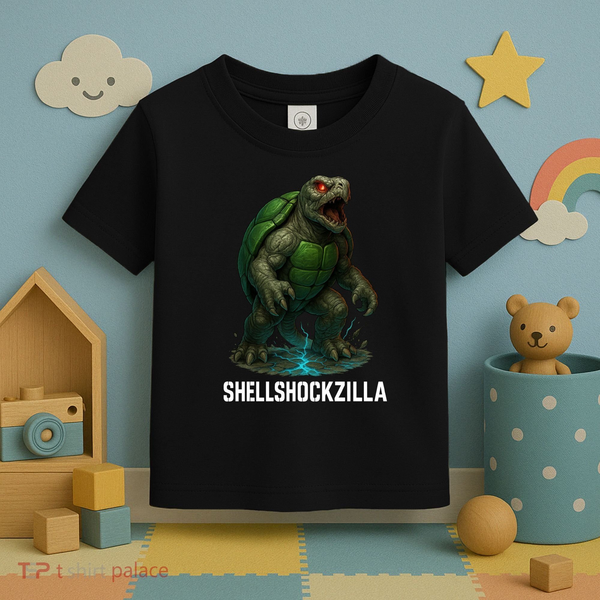 Shellshockzilla Parody Turtle Toddler T-Shirt