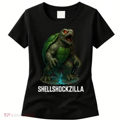 Shellshockzilla Parody Turtle Women's T-Shirt