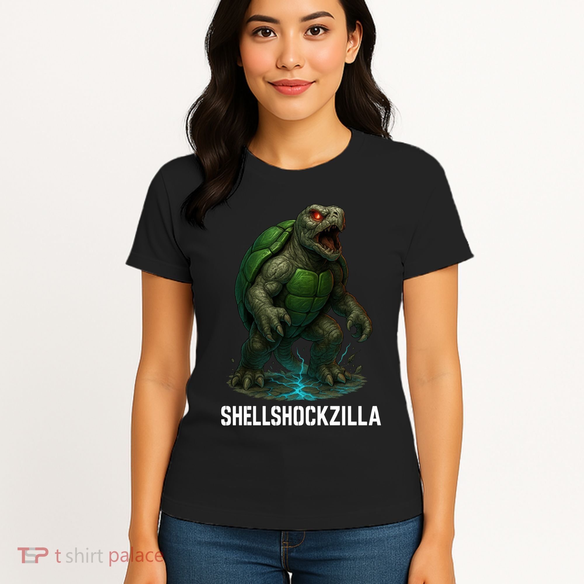 Shellshockzilla Parody Turtle Women's T-Shirt