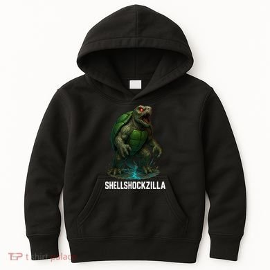 Shellshockzilla Parody Turtle Kids Hoodie