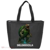 Shellshockzilla Parody Turtle Tote Bag thumb 0