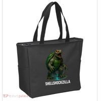 Shellshockzilla Parody Turtle Tote Bag thumb 2