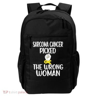 Sarcoma Picked The Wrong Sarcoma Cancer Survivor Cute Gift Backpack