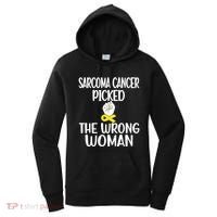 Sarcoma Picked The Wrong Sarcoma Cancer Survivor Cute Gift Women's Hoodie thumb 0