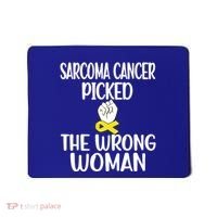 Sarcoma Picked The Wrong Sarcoma Cancer Survivor Cute Gift Mousepad thumb 0